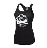Aviation Soul Airplane Logo Women's Tank Top