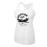 Aviation Soul Airplane Logo Women's Tank Top