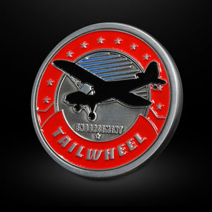 Tailwheel Endorsement Aviation Challenge Coin