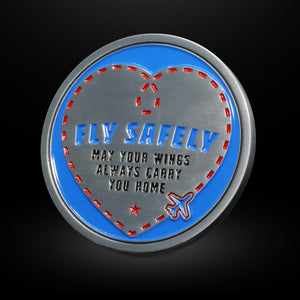 Fly Safely Aviation Challenge Coin