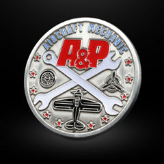 A&P Aircraft Mechanic Aviation Challenge Coin