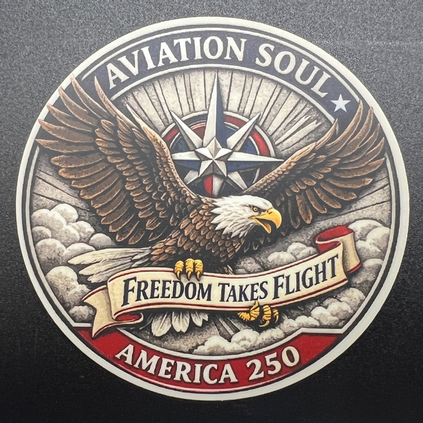 America 250 Commemorative Sticker