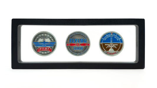 Private Pilot Journey Coin Set (First Solo, Private, Instrument)
