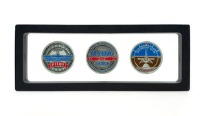 Private and Instrument Rated Pilot Aviation Challenge Coin Set